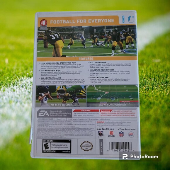 EA Sports Madden NFL 2009 "ALL STAR" Wii Game‎ - Picture 2 of 3